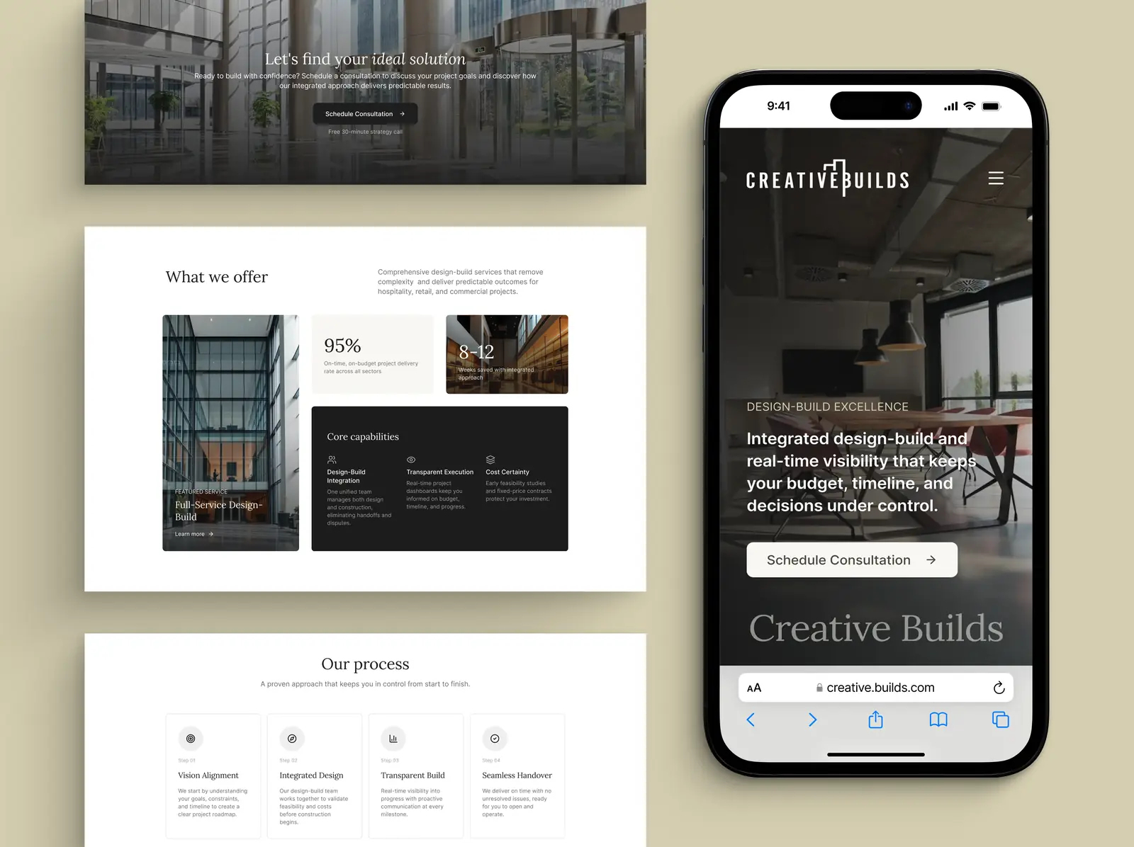 Creative Builds feature highlights collage
